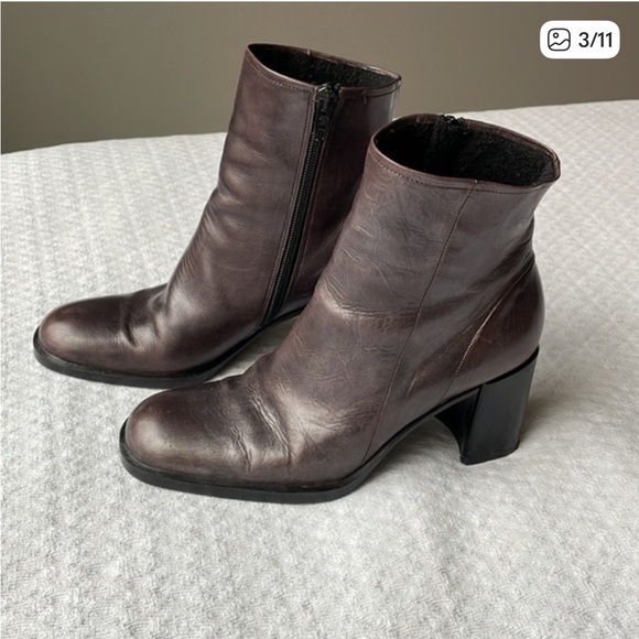 Paola Ferri Italian leather boots 37 brown - Picture 3 of 6